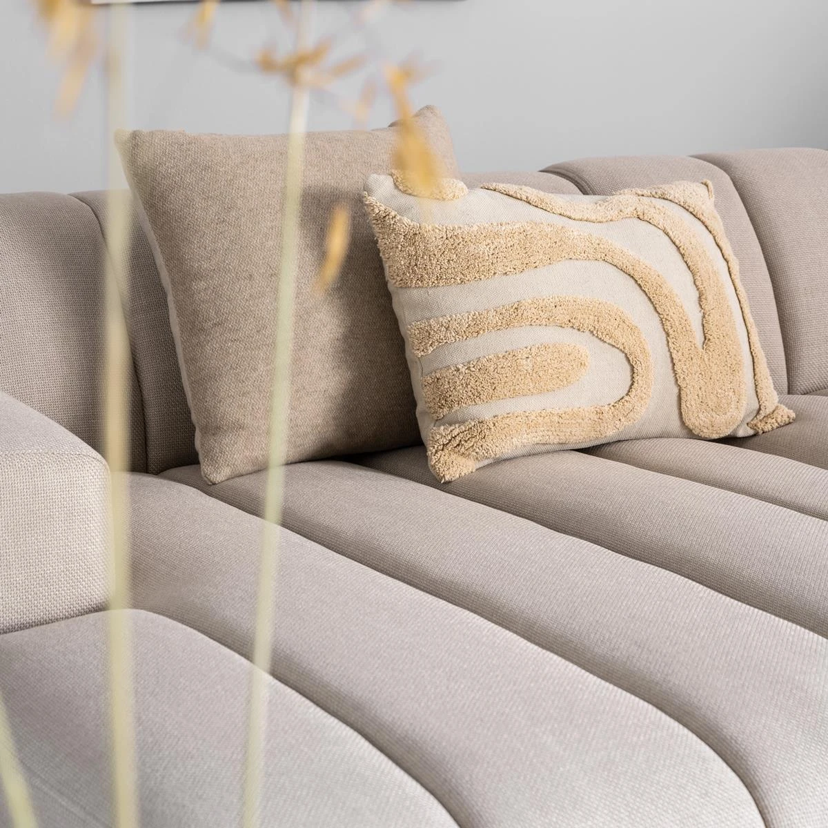 By FonQ Cloud Chaise Longue Bank Links - Beige - Afbeelding 9