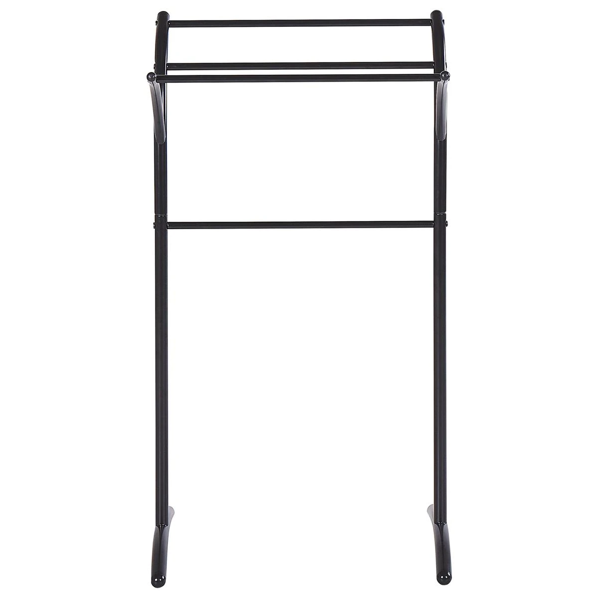 Beliani - YOPAL - Handdoekrek - Zwart - Staal - Afbeelding 3