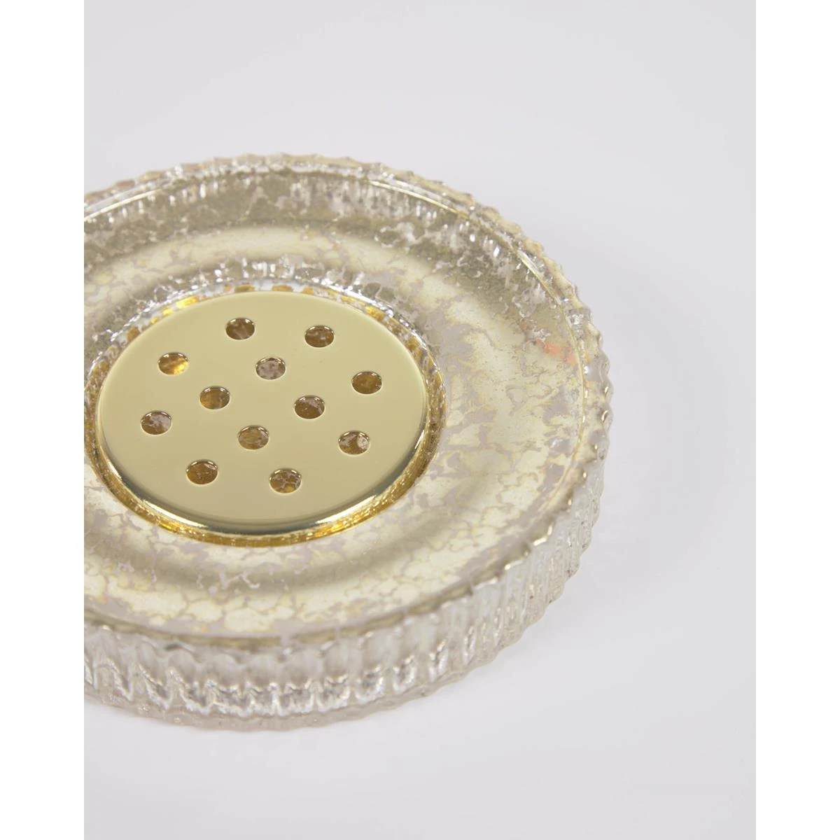 Kave Home - Zeepbakje Christell Van Goudkleurig Glas - Afbeelding 3