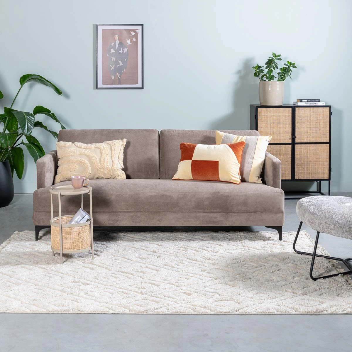 MOOS Kaj 3-zitsbank - Bruin - Afbeelding 2