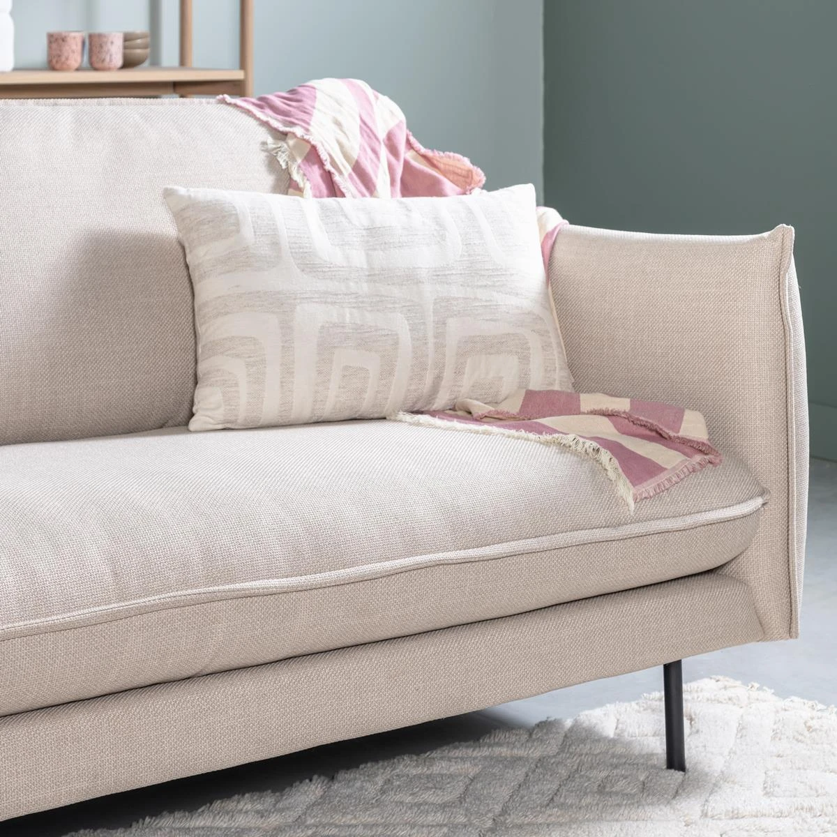 By FonQ Serene 3-zitsbank - Beige - Afbeelding 10