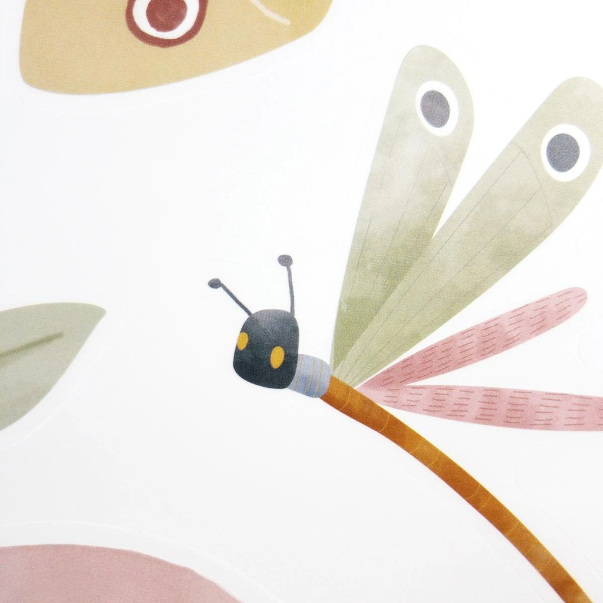 Little Dutch | Luxe Muurstickers - Flowers & Butterflies - 2x 42x30cm - Afbeelding 7