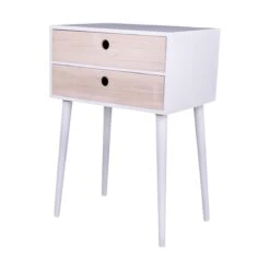 Artichok Amber Houten Nachtkastje Wit