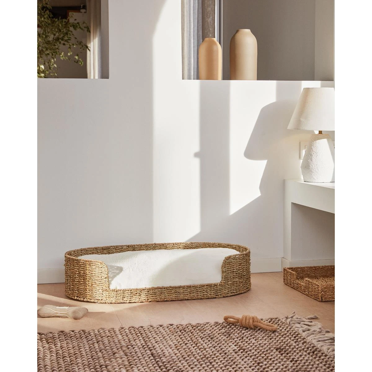 Kave Home - Fliicker Natuurvezel Groot Huisdierbed Ø 80 X 45 Cm - Afbeelding 2