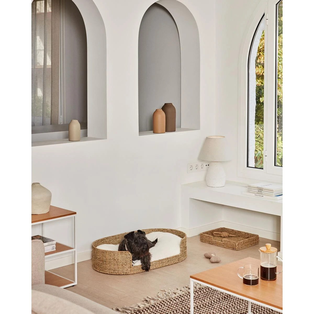 Kave Home - Fliicker Natuurvezel Groot Huisdierbed Ø 80 X 45 Cm - Afbeelding 4