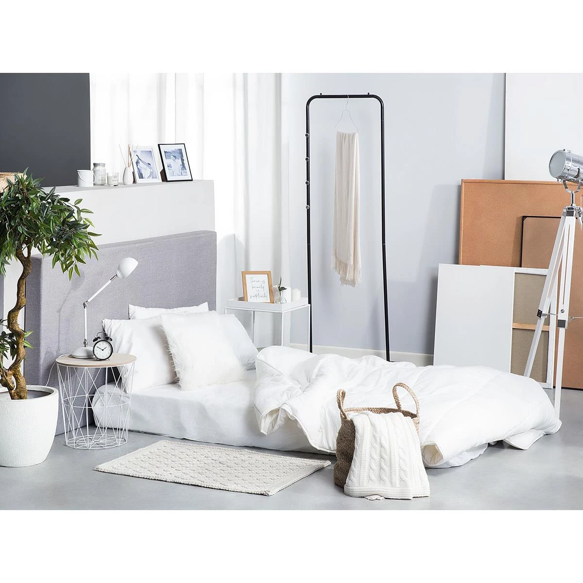 Beliani - DUO - Pocketveringmatras - Wit - 90 X 200 Cm - Polyester - Afbeelding 2