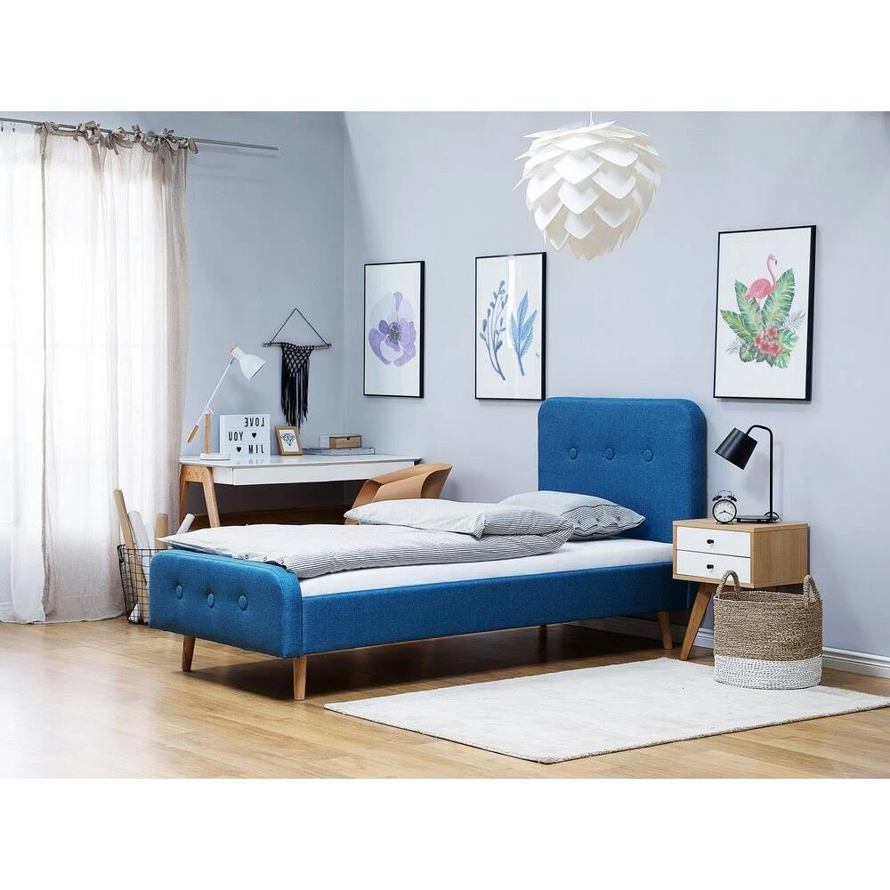 Beliani - DUO - Pocketveringmatras - Wit - 80 X 200 Cm - Polyester - Afbeelding 6