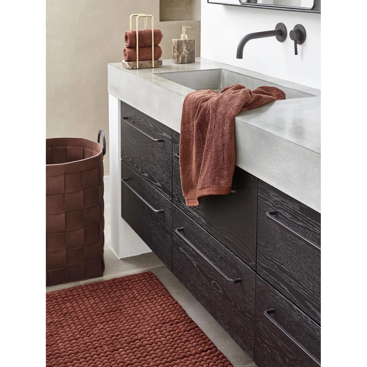 Aquanova - Gastendoek LONDON Umber-284 (set|6) - Afbeelding 4