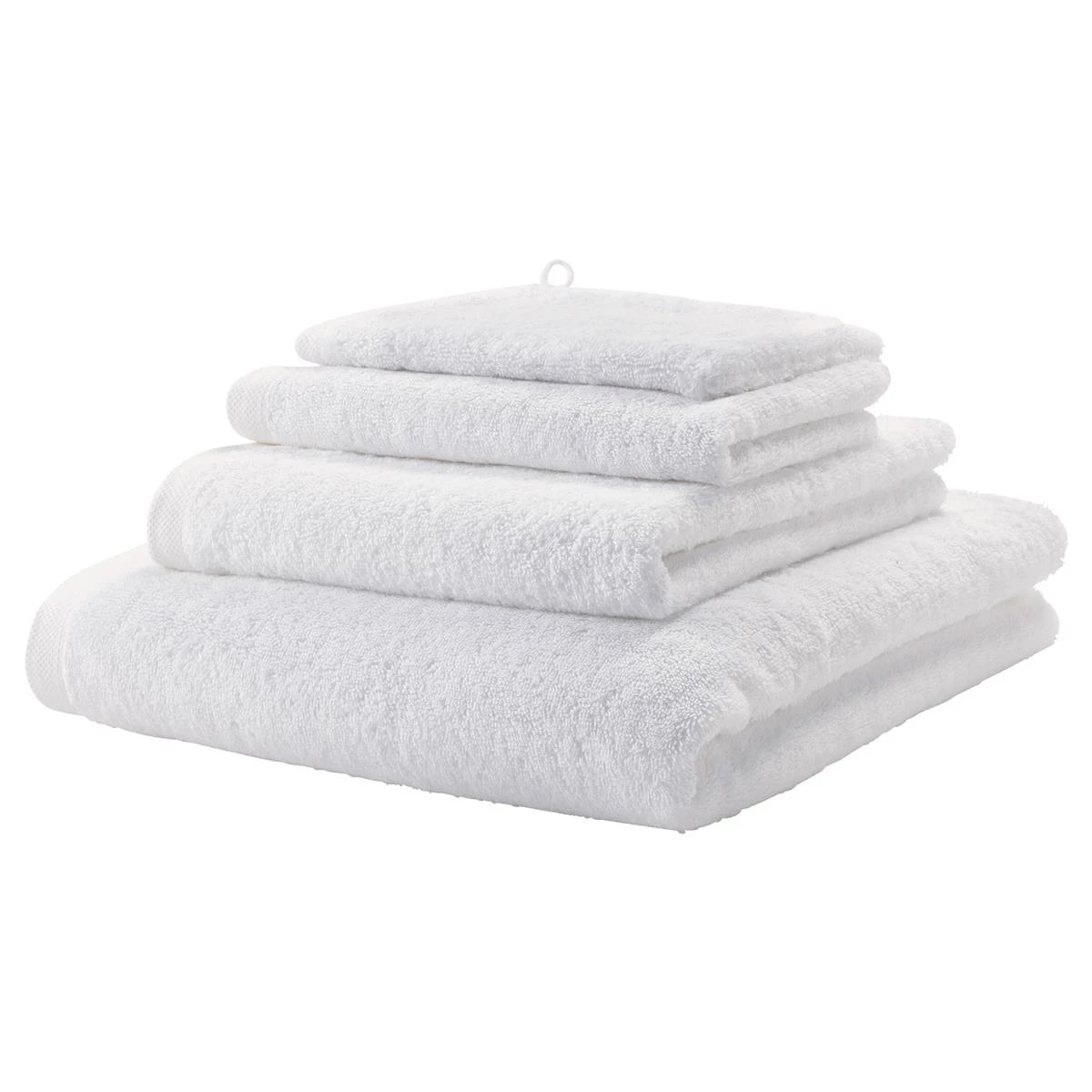 Aquanova - Gastendoek LONDON Kleur White-43 (set|6) - Afbeelding 3