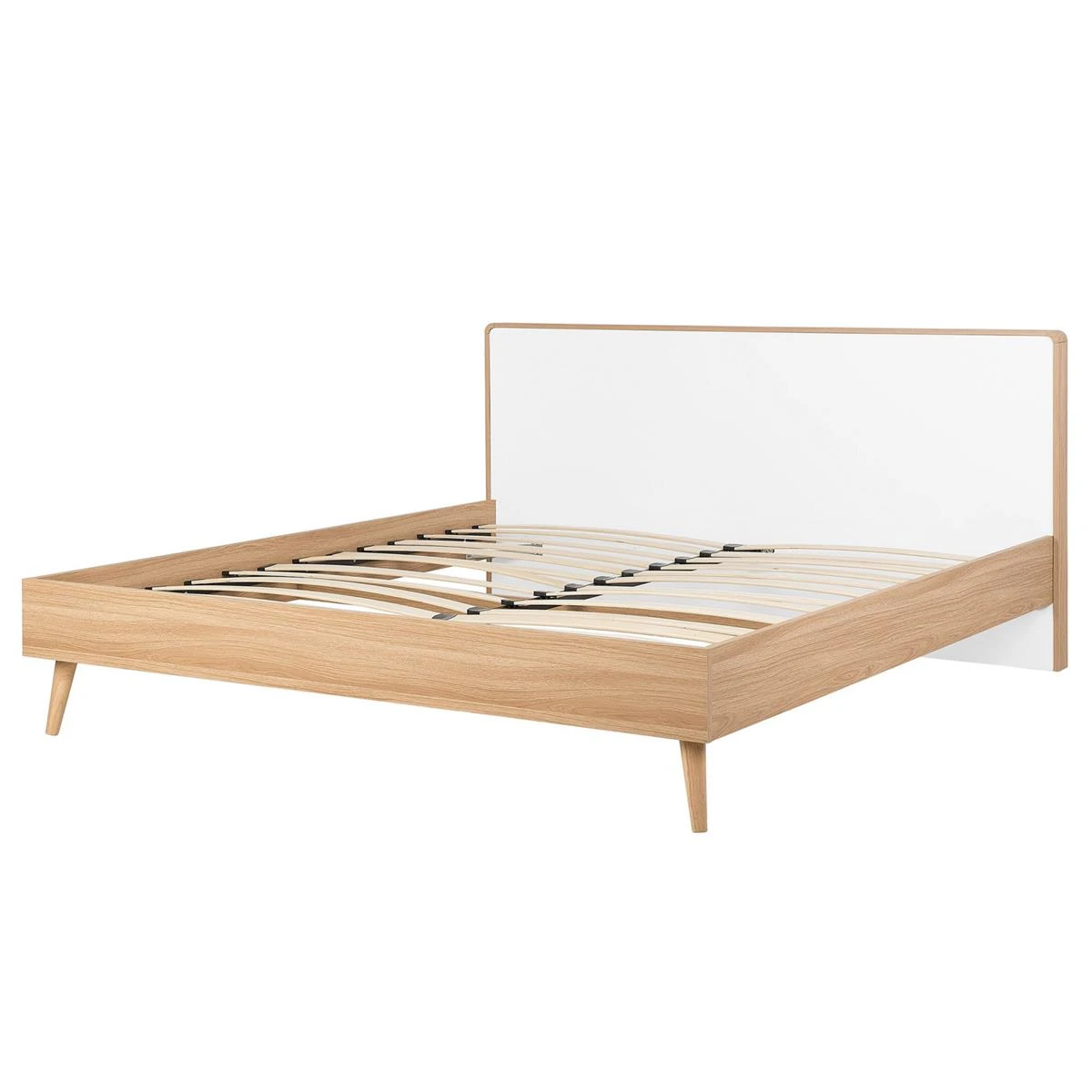 Beliani - SERRIS - Tweepersoonsbed - Wit - 140 X 200 Cm - Vezelplaat - Afbeelding 5