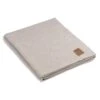 Knit Factory Maxx Gebreid Plaid - Woondeken - Beige - 160x130 Cm