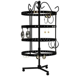 LYVION Oorbellenrekje Rond Zwart