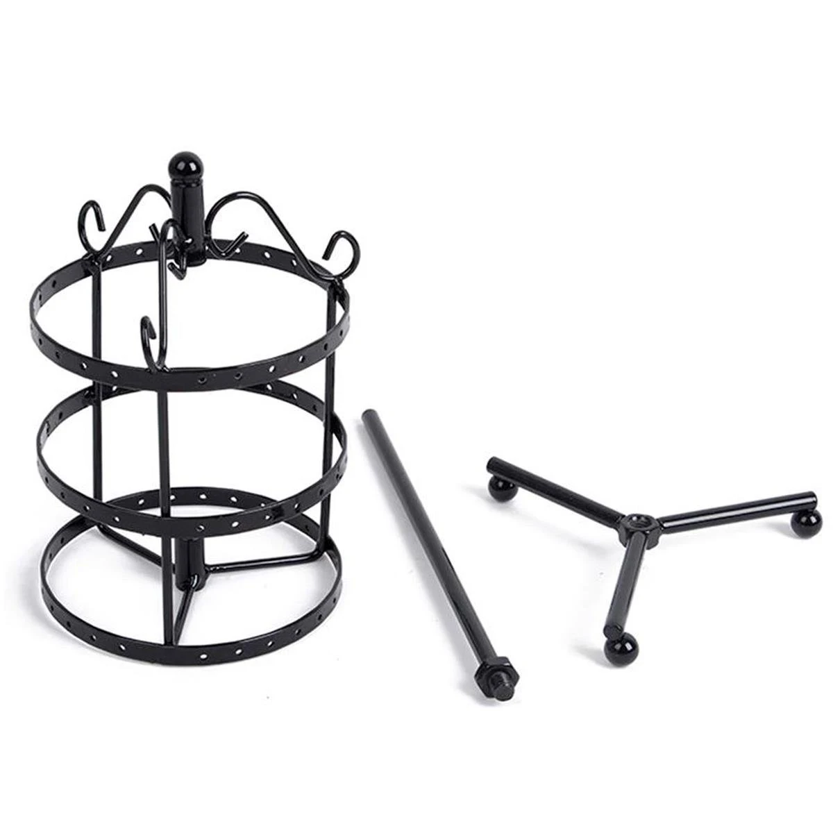 LYVION Oorbellenrekje Rond Zwart - Afbeelding 5