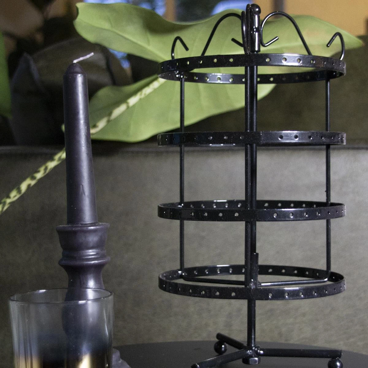 LYVION Oorbellenrekje Rond Zwart - Afbeelding 6