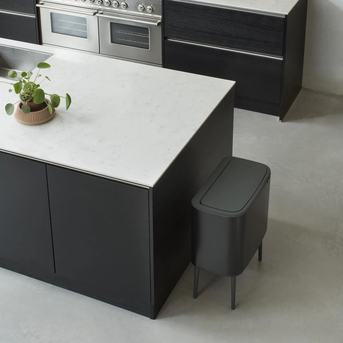 Brabantia Bo Touch Bin Afvalemmer 11 + 23 L - Zwart - Afbeelding 13