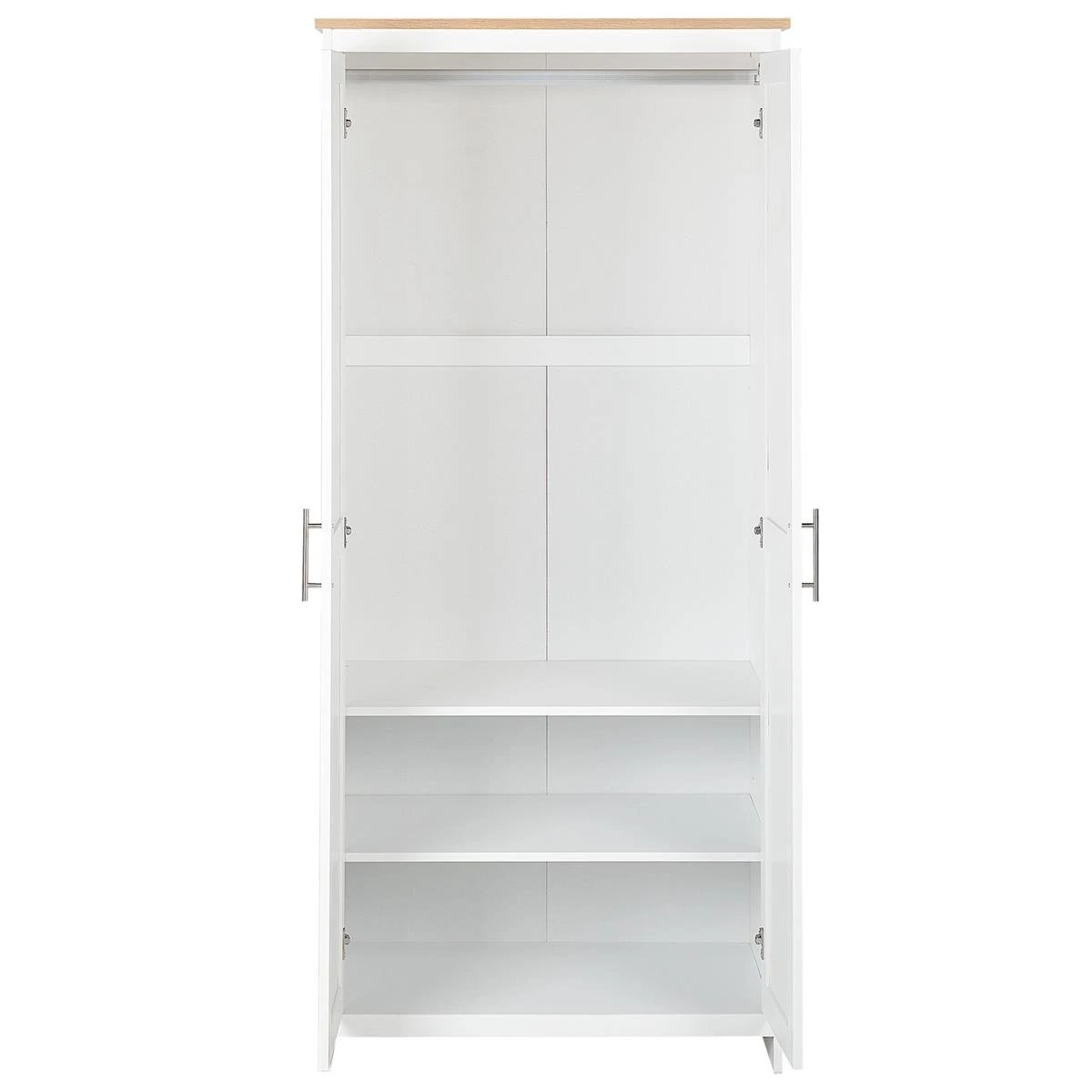 Beliani - SELLIN - Wandkast - Wit - Vezelplaat - Afbeelding 4