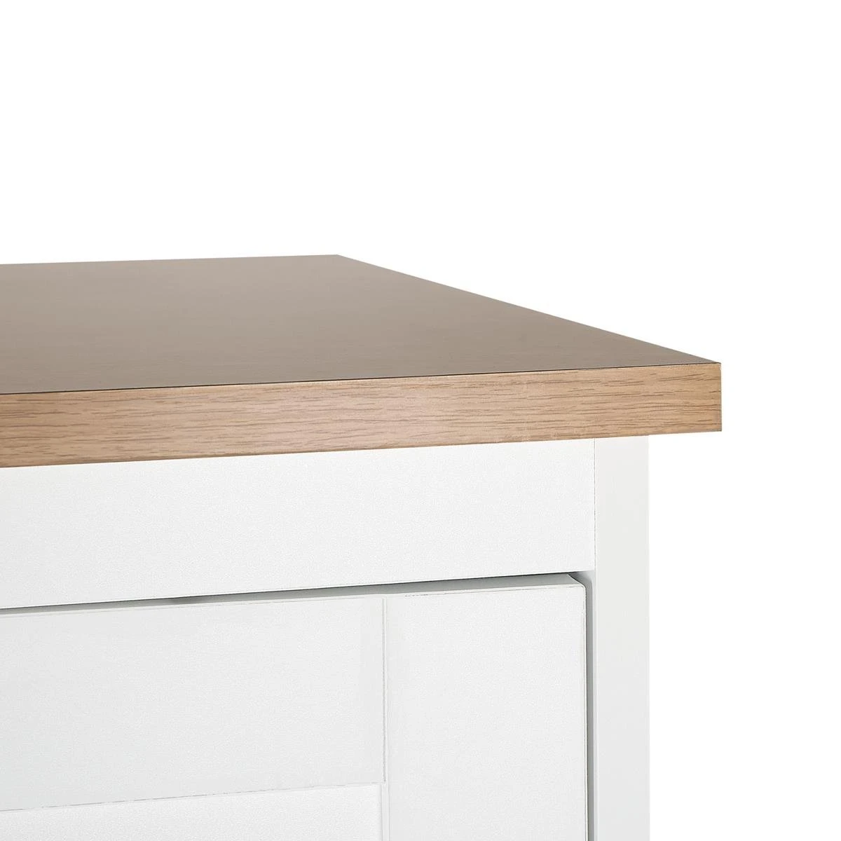 Beliani - SELLIN - Wandkast - Wit - Vezelplaat - Afbeelding 6