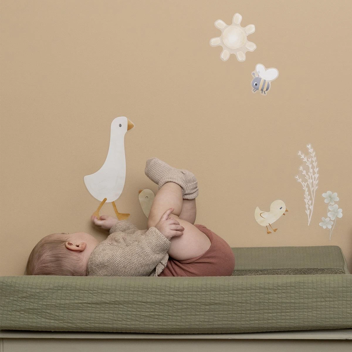 Little Dutch | Luxe Muurstickers - Little Goose - 2x 42x30cm - Afbeelding 4