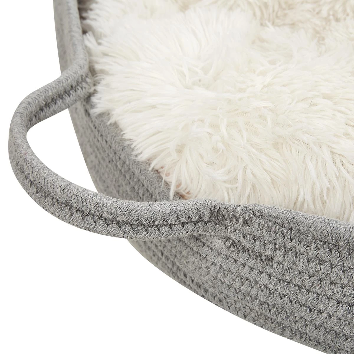 Beliani - DALAMAN - Dierenbed - Grijs - 70 Cm - Katoen - Afbeelding 5