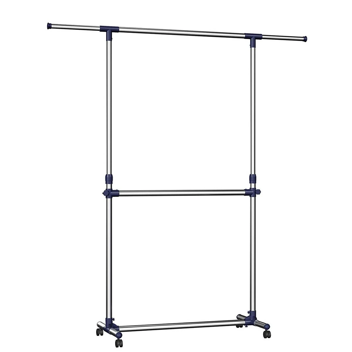 ACAZA Kledingrek Zilvergrijs