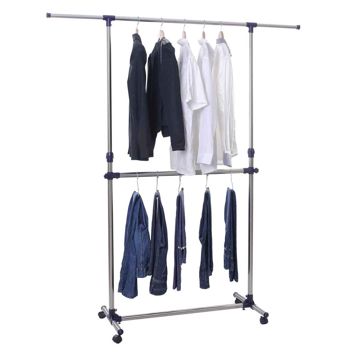 ACAZA Kledingrek Zilvergrijs - Afbeelding 3