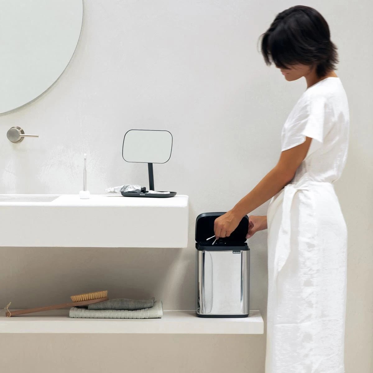 Brabantia Bo Afvalemmer 4 L - Brilliant Steel - Afbeelding 9