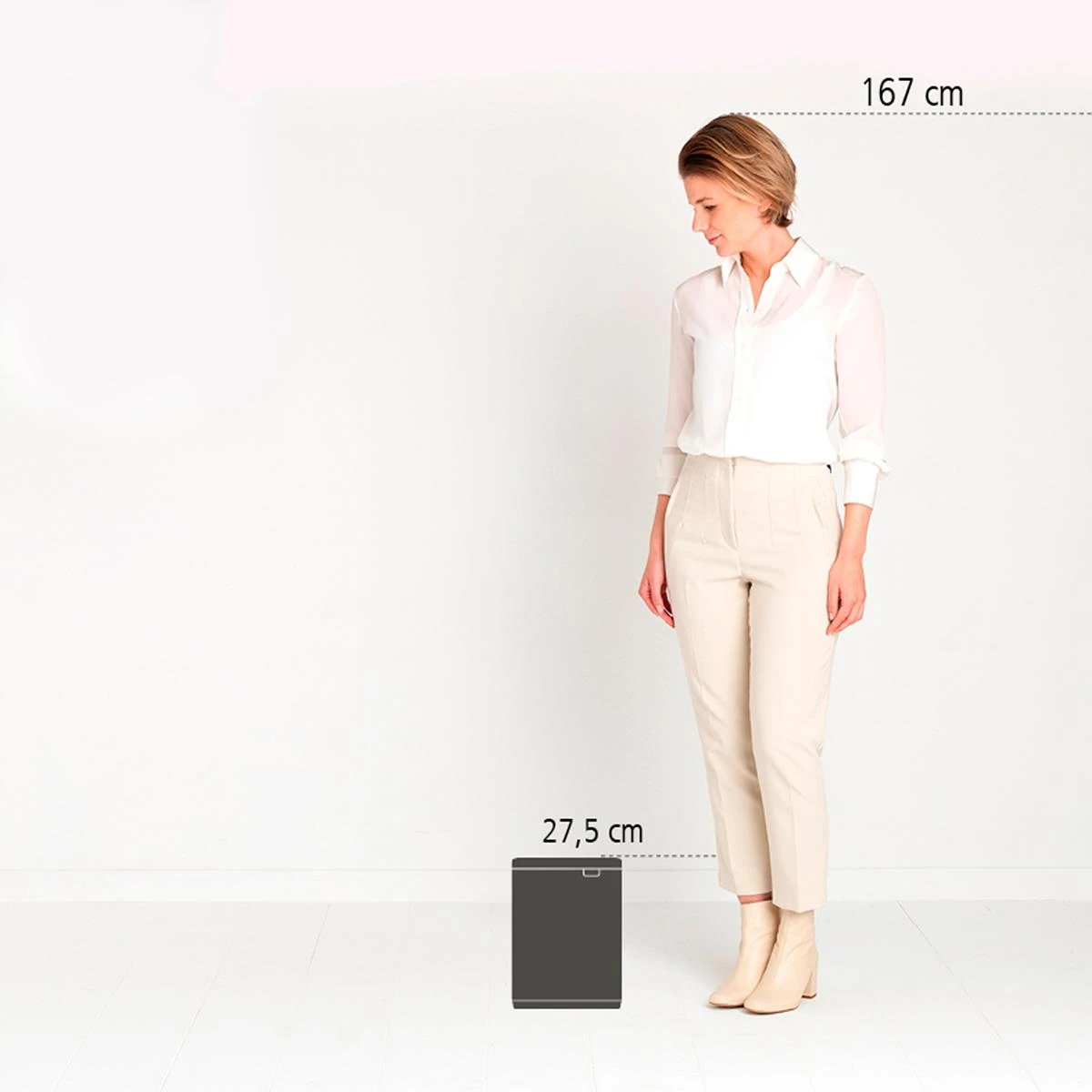 Brabantia Bo Afvalemmer 4 L - Brilliant Steel - Afbeelding 12