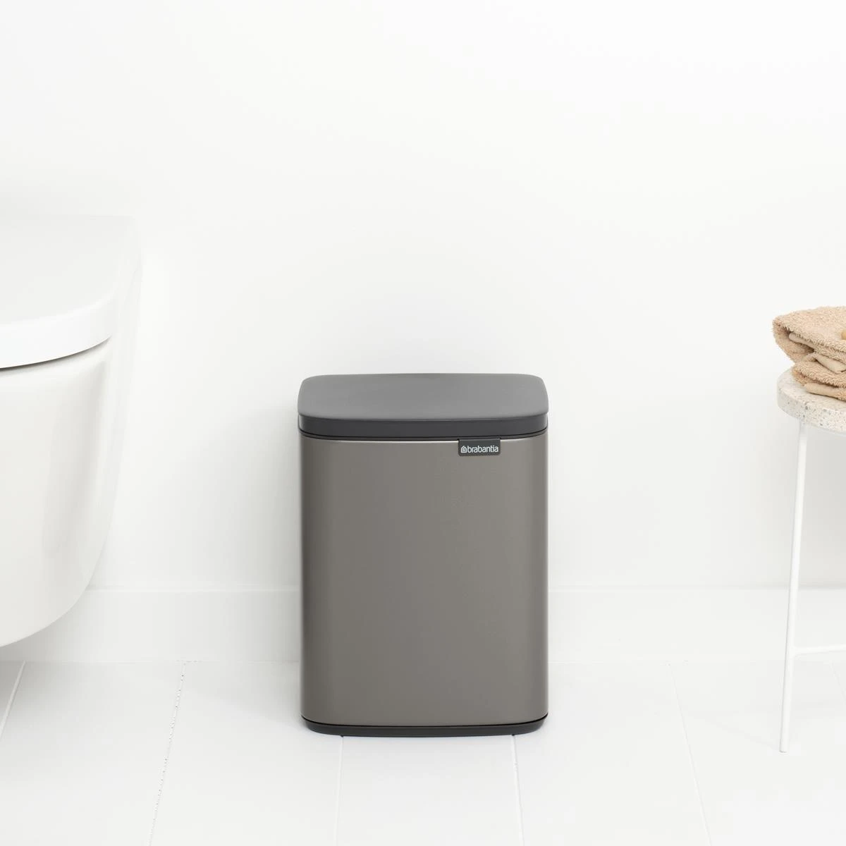 Brabantia Bo Afvalemmer 7 L - Platinum - Afbeelding 10