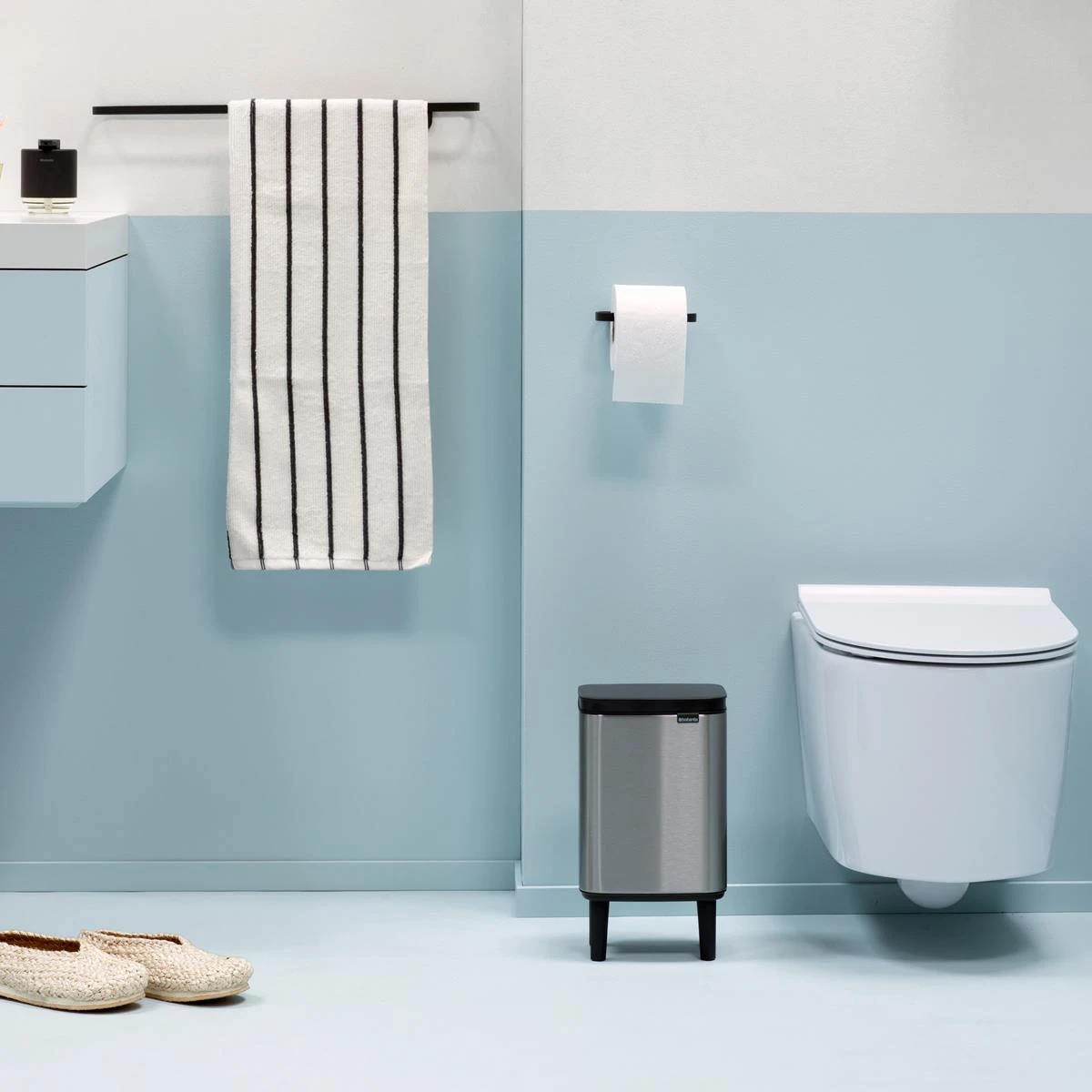 Brabantia Bo Hi Afvalemmer 4 L - Matt Steel FPP - Afbeelding 3