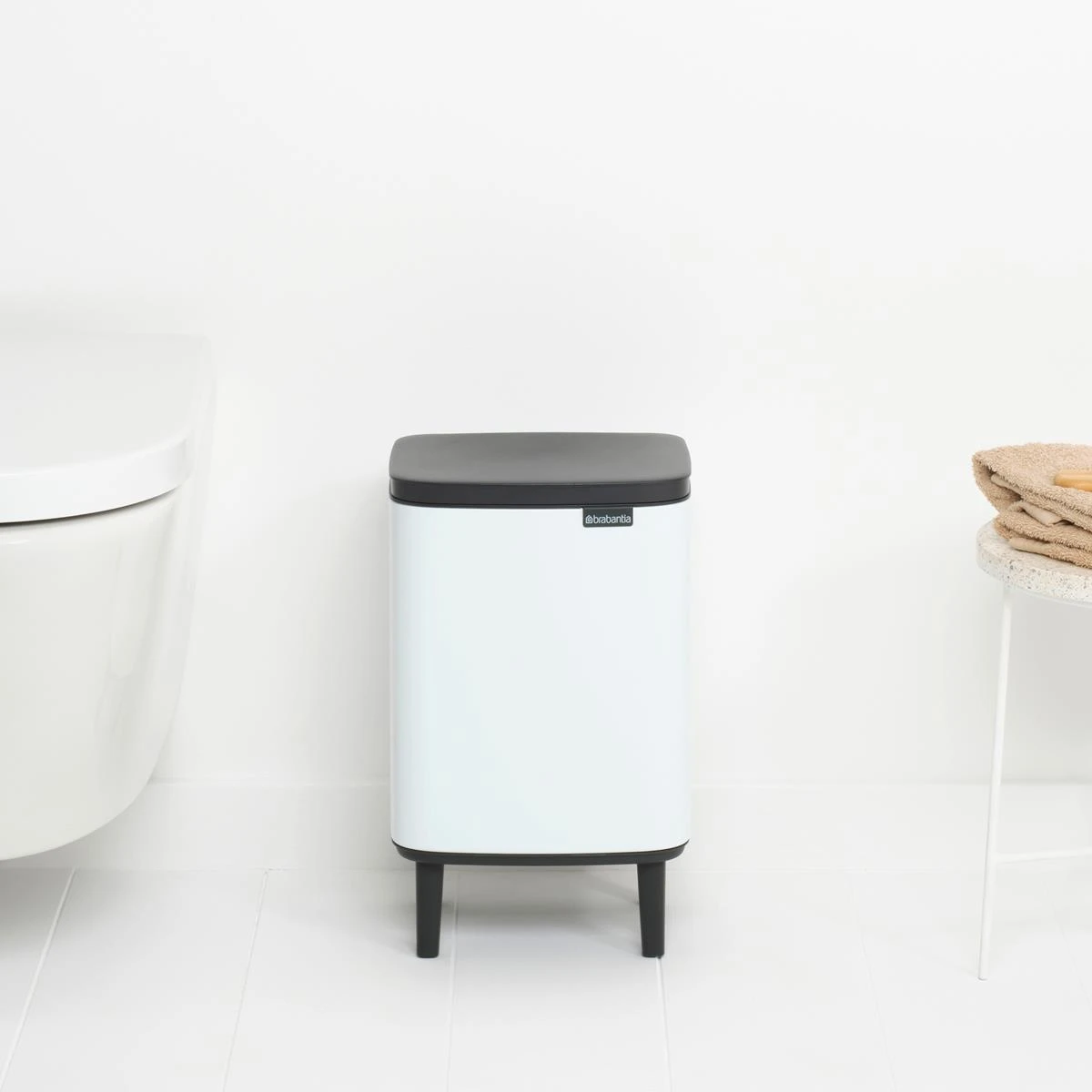 Brabantia Bo Hi Afvalemmer 7 L - White - Afbeelding 7