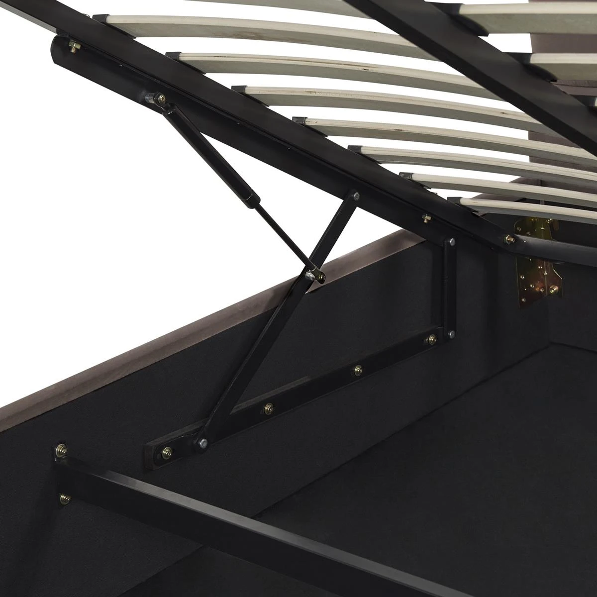 Beliani-VINCENNES -Tweepersoonsbed-Beige-180 X 200 Cm-Fluweel - Afbeelding 7