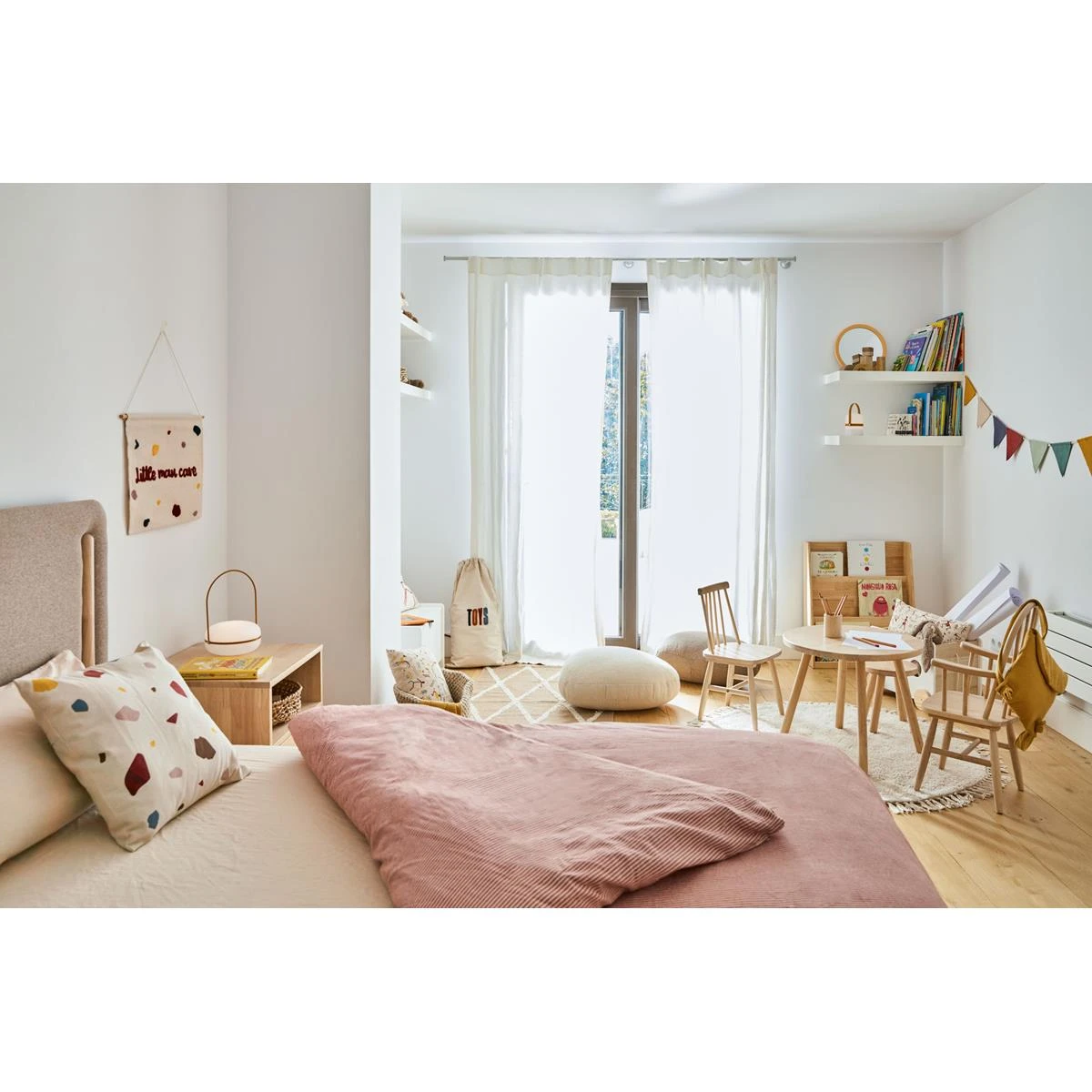 Kave Home - Ronde Kindertafel Dilcia In Massief Rubberhout Ø 55 Cm - Afbeelding 4