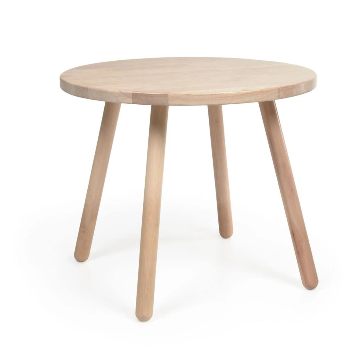 Kave Home - Ronde Kindertafel Dilcia In Massief Rubberhout Ø 55 Cm