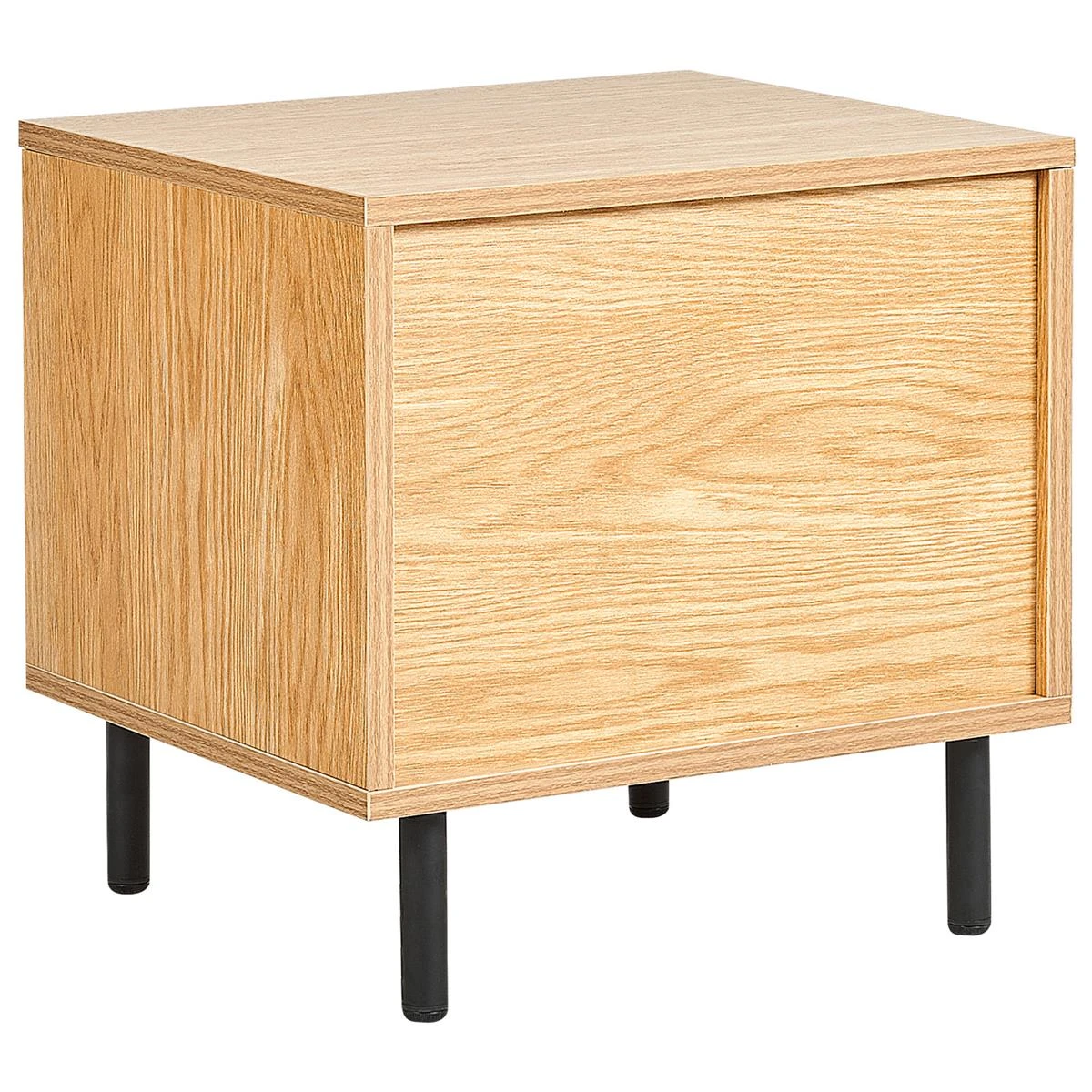 Beliani - NIKEA - Nachtkastje - Lichthout - MDF - Afbeelding 5