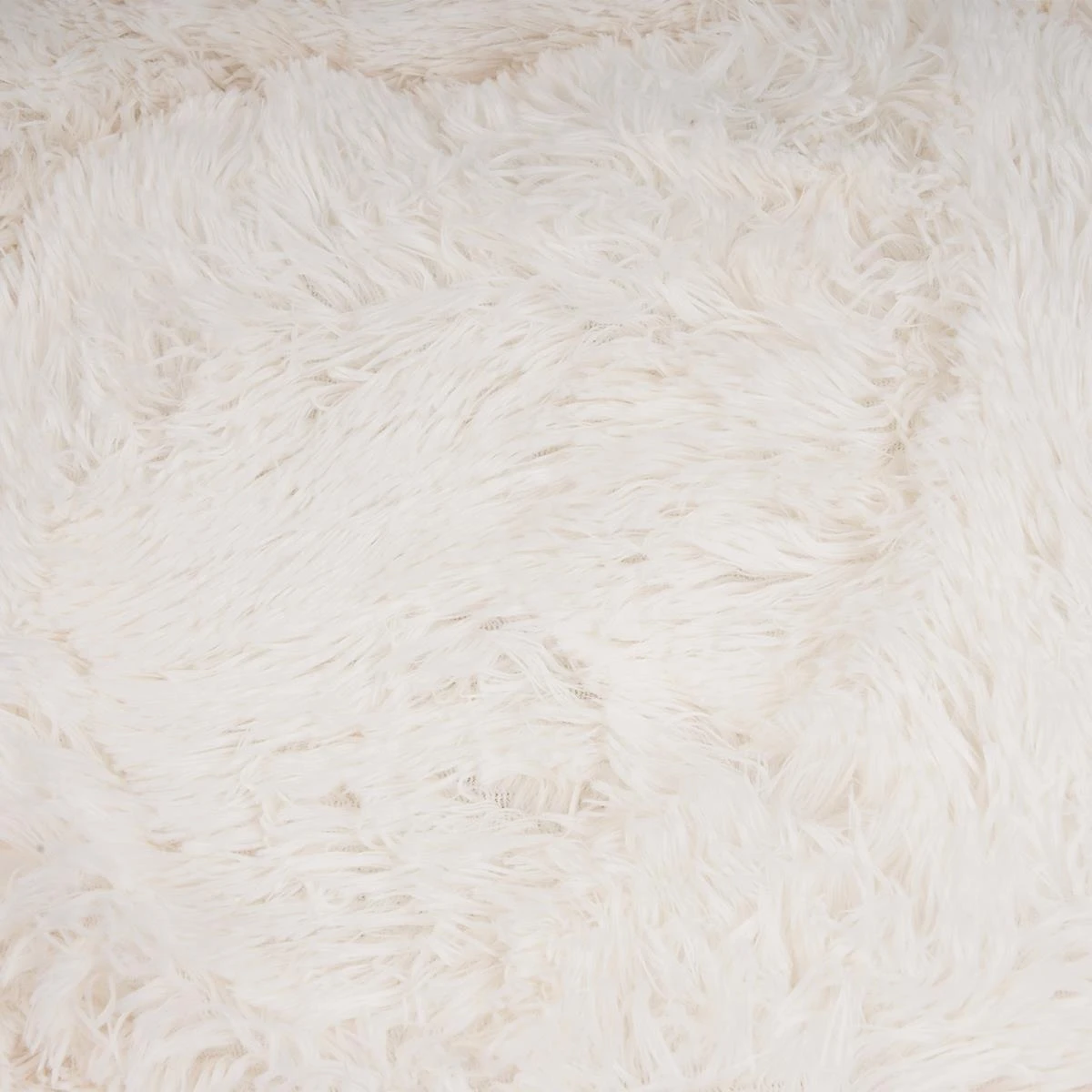 Beliani - KULU - Dierenbed - Wit - Nepbont - Afbeelding 4