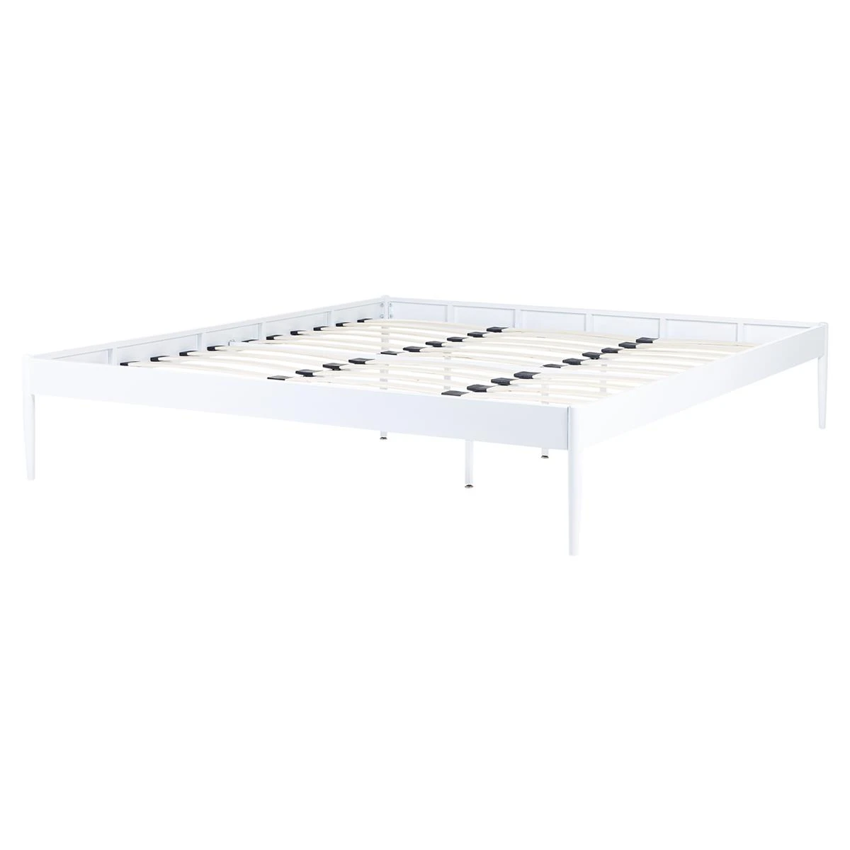 Beliani - VAURS - Tweepersoonsbed - Wit - 180 X 200 Cm - Staal - Afbeelding 3