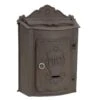 Clayre & Eef Brievenbus 27x11x37 Cm Bruin Ijzer Rechthoek Post
