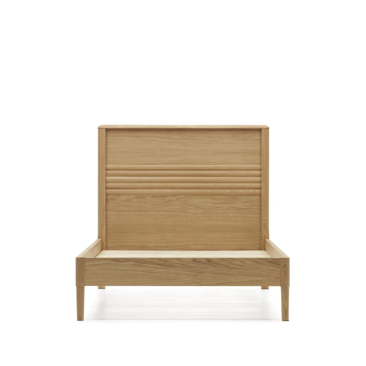 Kave Home - Lenon Bed In Hout En Eiken Fineer Voor 90 X 200 Cm Matras - Afbeelding 2