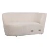 WOOOD Chaise Longue Element Links Coco - Bouclé - Crème - 70x80x138