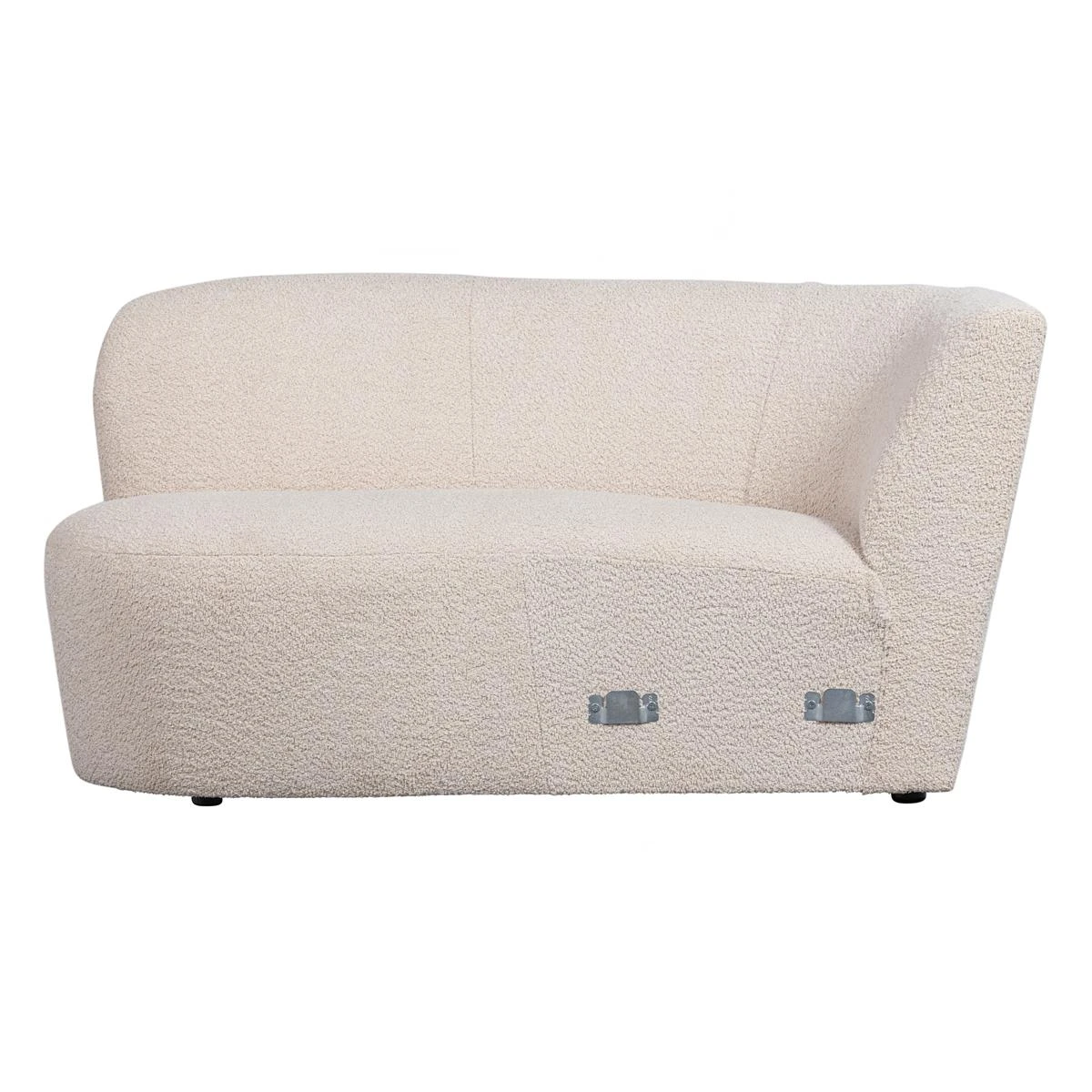 WOOOD Chaise Longue Element Links Coco - Bouclé - Crème - 70x80x138 - Afbeelding 3