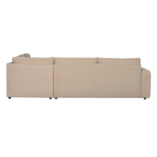 WOOOD Hoekbank Rechts Freek - Warm Beige - Afbeelding 5