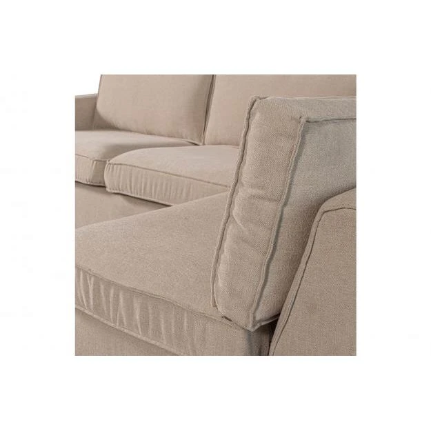 WOOOD Hoekbank Rechts Freek - Warm Beige - Afbeelding 6