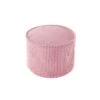 WigiWama Poofy - Kinderpoef - Pink Mousse - Roze - Ribfluweel