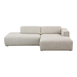 By FonQ Stretch Chaise Longue Bank Rechts - Grijs