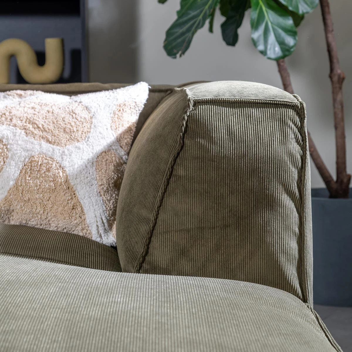 By FonQ Brick Chaise Longue Bank Rechts - Donkergroen - Afbeelding 10