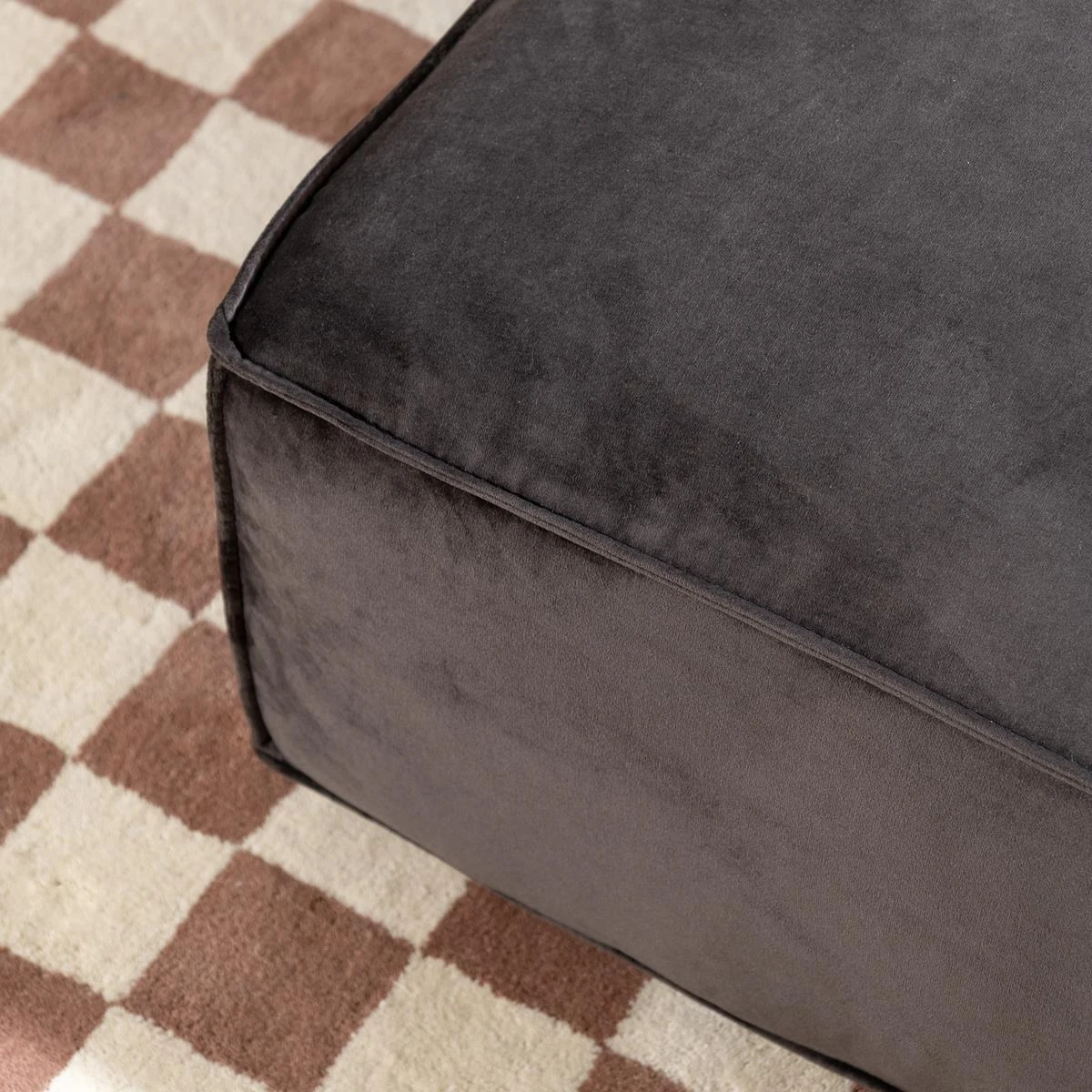 By FonQ Brick Chaise Longue Bank Rechts - Donkerbruin - Afbeelding 12