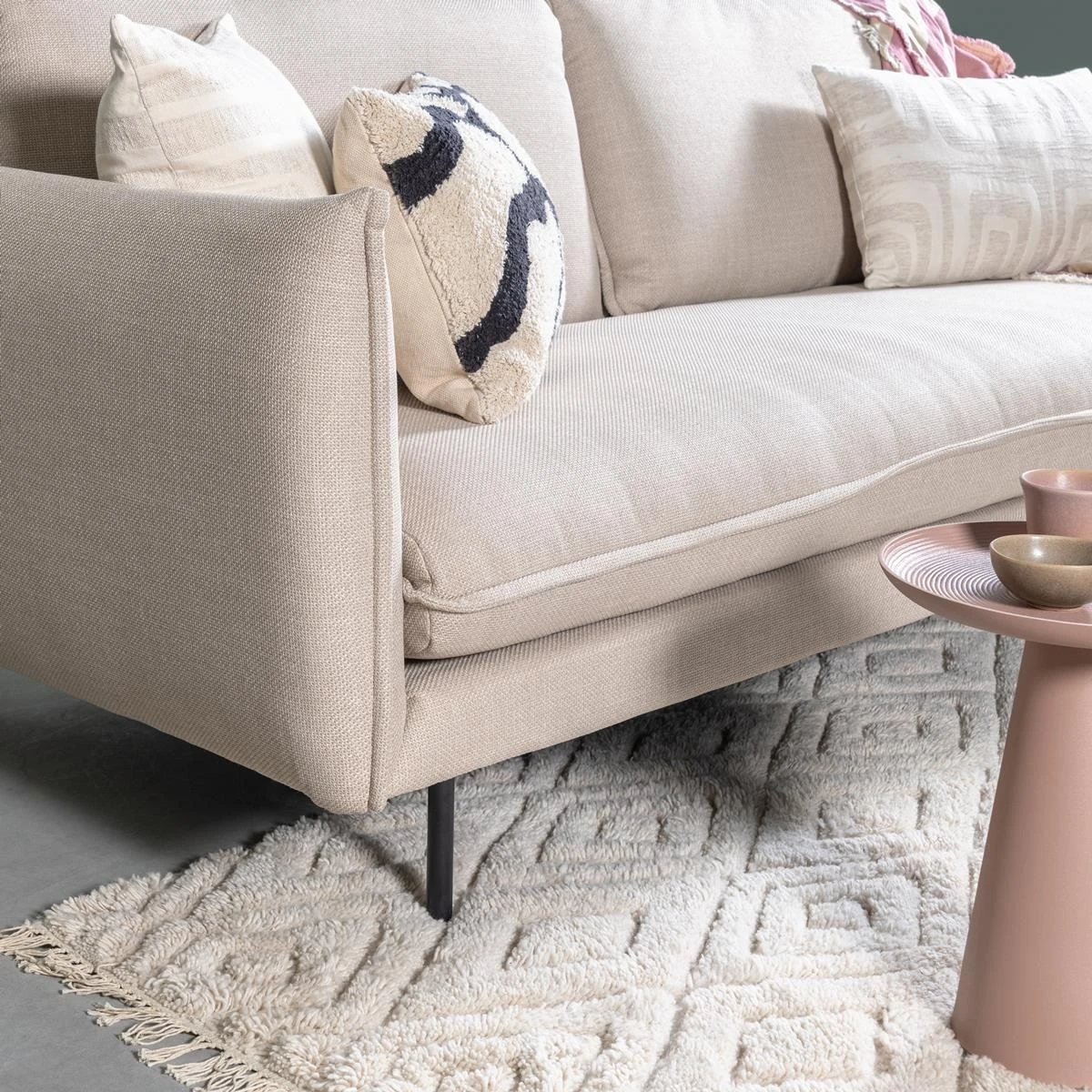 By FonQ Serene 3-zitsbank - Beige - Afbeelding 11