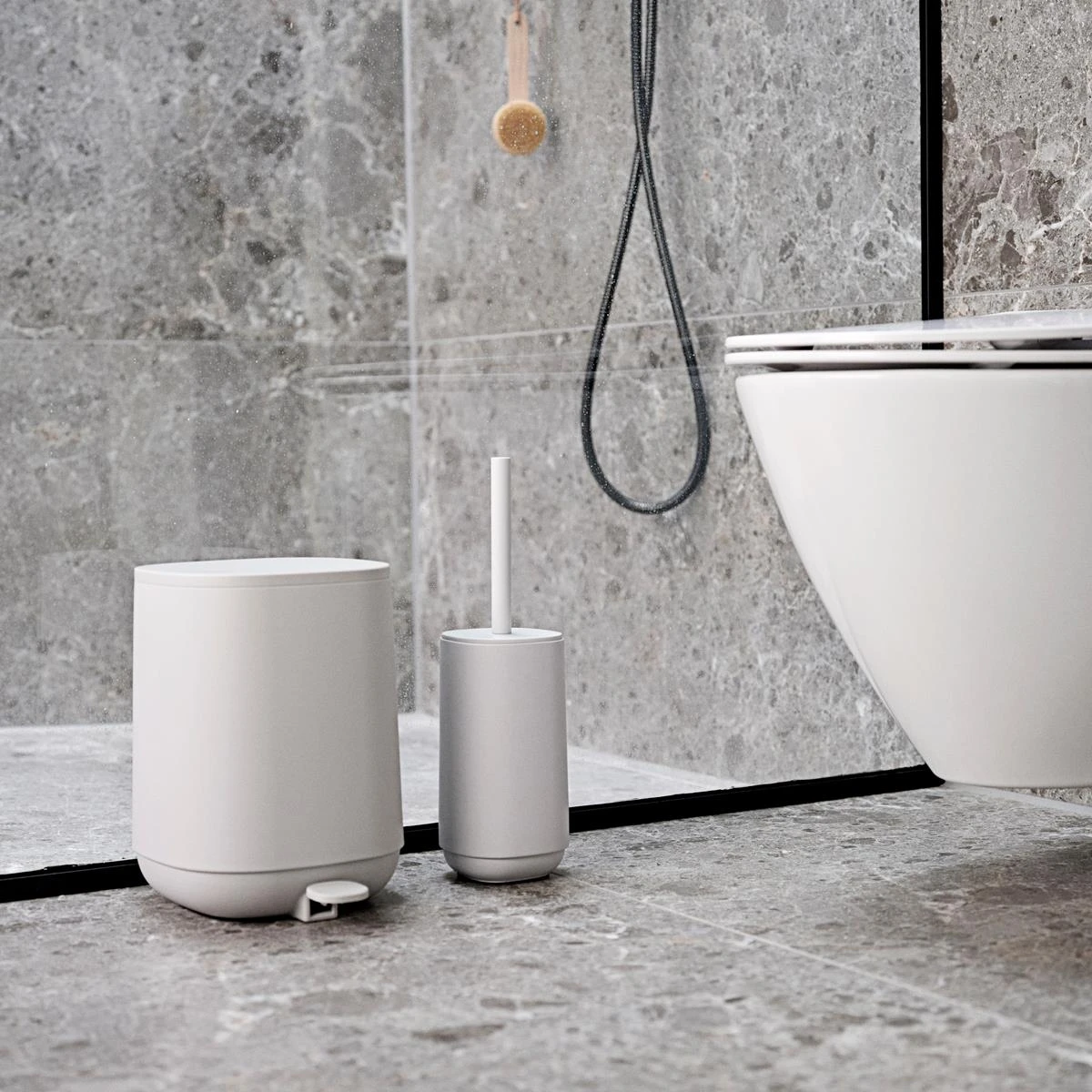 Zone Denmark Time Toiletborstel - Lichtgrijs - Afbeelding 2