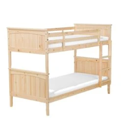 Beliani - ALBON - Stapelbed - Lichte Houtkleur - Dennenhout