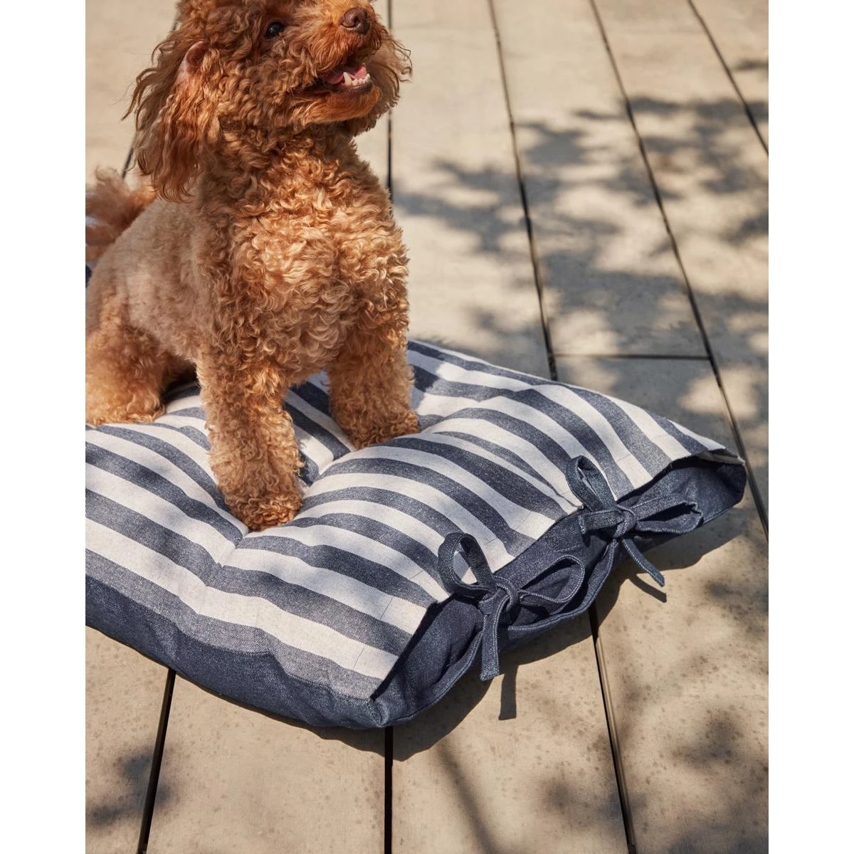 Kave Home - Tabby-kussen 100% Katoen Gecombineerde Grijze En Blauwe - Afbeelding 5